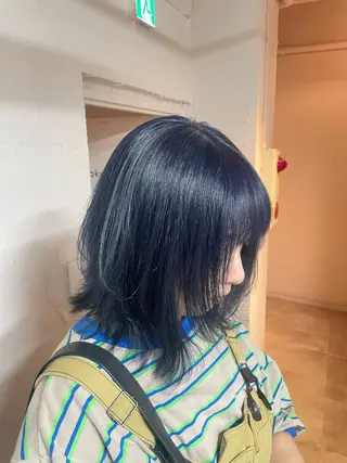 ミディアム tokute 中野真咲🐺のヘアスタイル