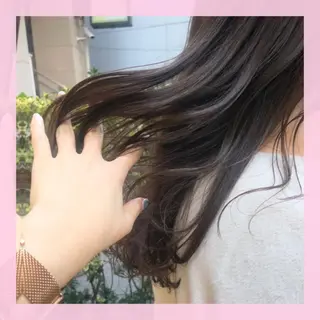 セミロング カラー 🍒前川 🍒のヘアスタイル