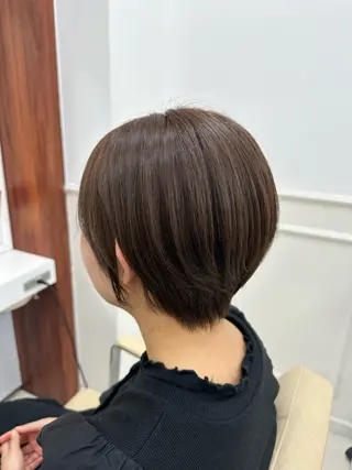 ショート 暖色🎀ゆるふわ☁️ MOERI 🍒のヘアスタイル