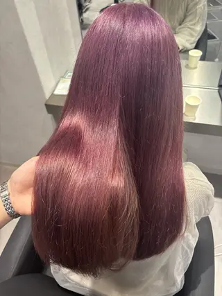 ロング カラー N° jemicaカナのヘアスタイル