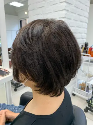 ショート パーマ 【パーマ特化美容師】 ✂️✨飯田哲也のヘアスタイル