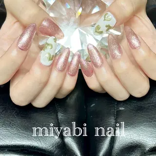 ネイル miyabi nail 桂川駅近くのネイルデザイン