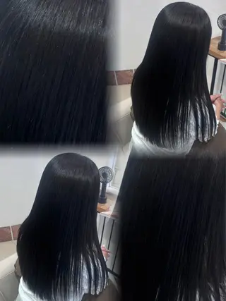 ロング カラー 髪質改善/縮毛矯正 透明感カラー/スバルのヘアスタイル