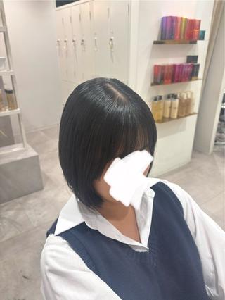 ミディアム 田中澪🩵ྀི /HUG横浜のヘアスタイル