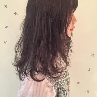 セミロング 市川 千夏のヘアスタイル