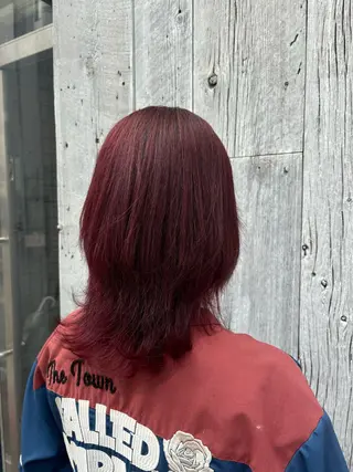 セミロング 【ハイトーン特化】 🦋森山陽向/大宮のヘアスタイル