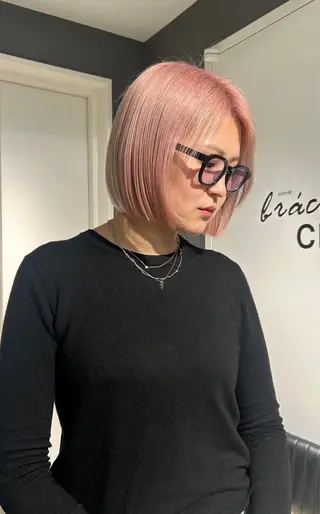 セミロング 💎艶カラー+美髪 +髪質改善💎のヘアスタイル