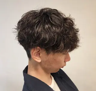 ショート パーマ メンズ 【イケメン風パーマ】 SHOFYのヘアスタイル