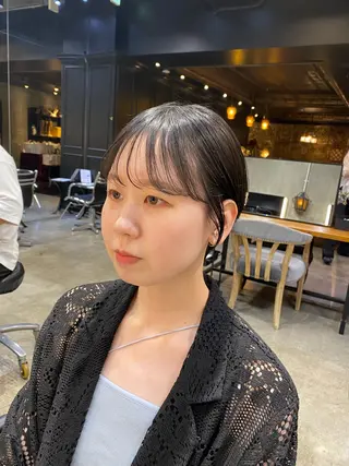 ショート カラー 透明感カラー🌿 グレージュ🐺陽介のヘアスタイル