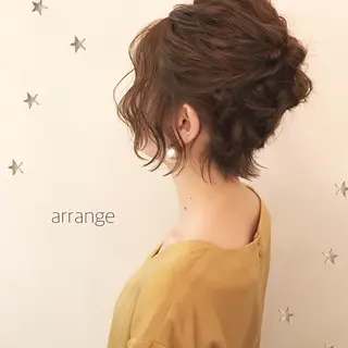 ショート ヘアアレンジ 市川 千夏のヘアスタイル
