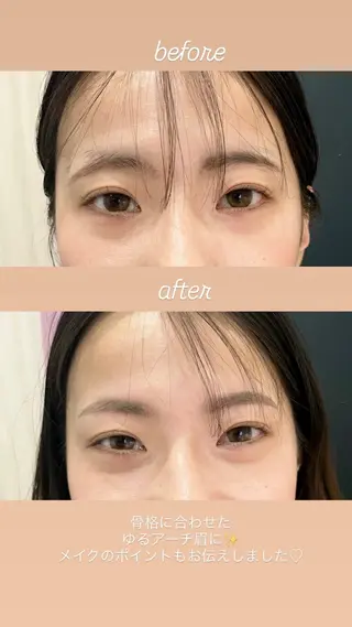 アイブロウ 谷 亜里沙の眉毛・アイブロウイメージ