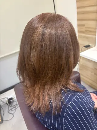 ロング 長岡 明音のヘアスタイル