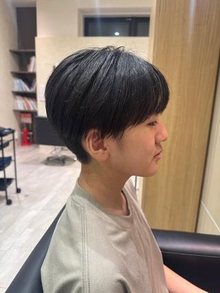 メンズ 笠原未稀/カット・ ブリーチ無しカラーのヘアスタイル