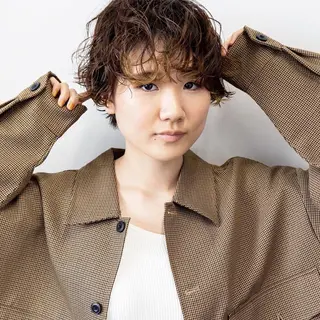 ショート パーマ 天王寺韓国ヘア✨ /髪質改善/小山歓実のヘアスタイル