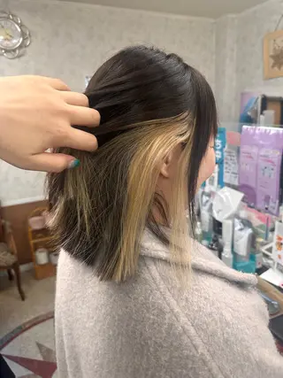 ミディアム カラー 髪質改善のプロ✨りな さんのヘアスタイル