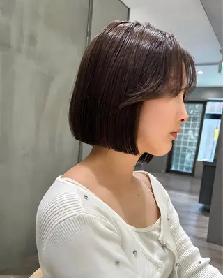 ショート 興津/韓国レイヤー ダブルカラー美髪縮毛のヘアスタイル
