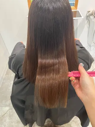 ロング AMI🎀韓国ヘア 透明感カラーのヘアスタイル