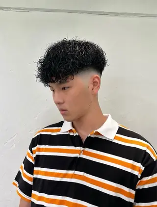 パーマ メンズ 海外風スタイル Gakutoのヘアスタイル
