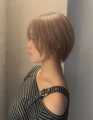 ショート カラー 🌓ショート/ウルフ /ハイトーン/大夢のヘアスタイル