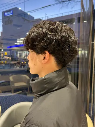 パーマ メンズ Men's特化⚡️ モテ髪SYUUのヘアスタイル
