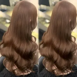 カラー PELEmana🎀 ワンホンヘアのヘアスタイル