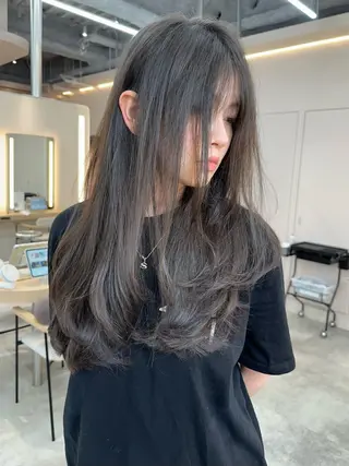 ロング カラー 北間 寛哉のヘアスタイル