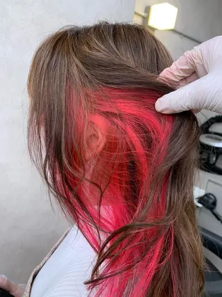 ミディアム 赤み消しカラー 🍀JUNKIのヘアスタイル