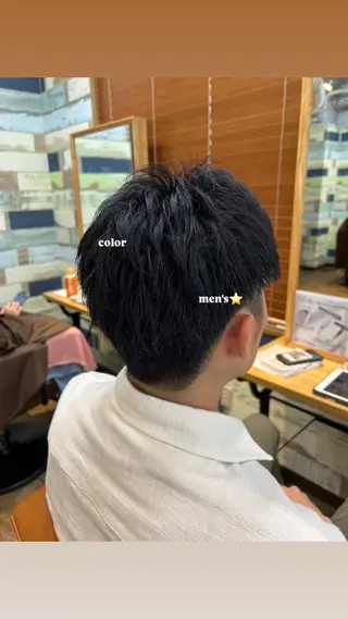 カラー メンズ カラーモデル募集！ 佐々木彩衣🤍🪄のヘアスタイル
