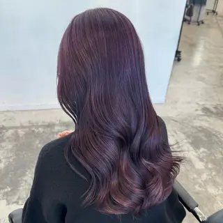 セミロング カラー ヘアアレンジ 💟ケア×ハイトーン 💟/ミオのヘアスタイル