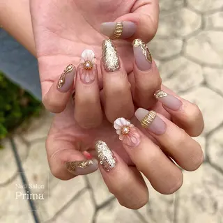 セミロング ネイル SalonPrima 西院Nail&Eyeのネイルデザイン