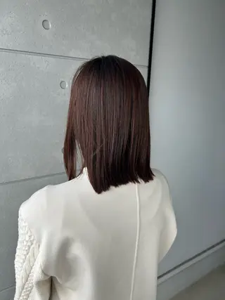 ミディアム 盛本 彩乃のヘアスタイル