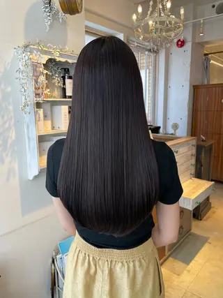 ロング 北田🌟小顔レイヤー 🌟人気カラーのヘアスタイル