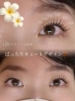マツエク・マツパ 束感まつげ 🤎 RISAのマツエク・マツパデザイン