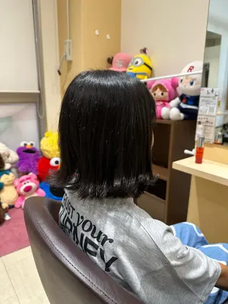 ミディアム 中川 卓のヘアスタイル