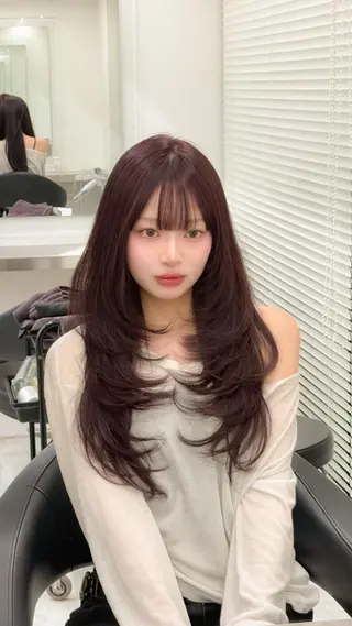カラー 赤み消し🏹上品甘め トレンドカラー/横浜のヘアスタイル