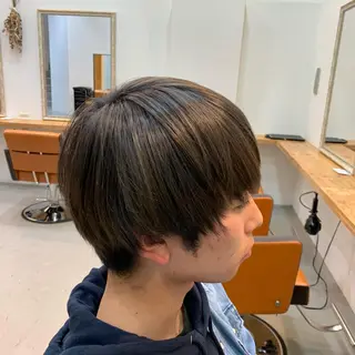 ショート カラー メンズ navile原宿 yumaのヘアスタイル