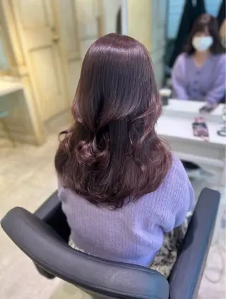 カラー 透明感ツヤカラー/ ゆうな💙のヘアスタイル
