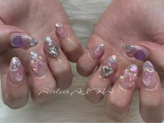 セミロング アトリエAIHA★ フィルイン推奨サロンのネイルデザイン