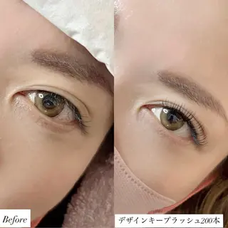 マツエク・マツパ 細毛/短毛さんの為の アイサロンのマツエク・マツパデザイン