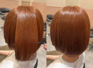 カラー レイヤー/インナー 髪質改善/まなかのヘアスタイル