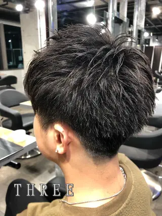 ミディアム カラー パーマ メンズ kenta GATTACAのヘアスタイル
