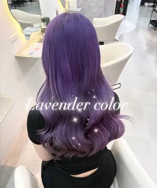 ロング カラー ヘアアレンジ 🩶透明感カラー 池袋/mei🩶のヘアスタイル