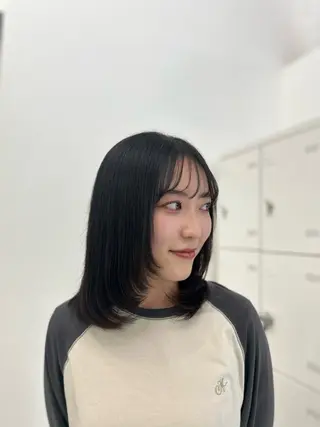 ミディアム 🤍ワンホンヘア 🤍Rikuto🤍のヘアスタイル