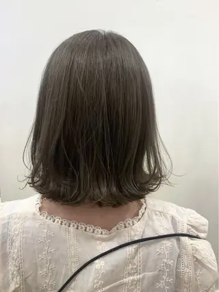 ミディアム 韓国ヘア ‎⟡.·KANA🐥のヘアスタイル