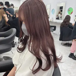 ロング 🍒韓国暖色ヘア NO.1🍒🪽のヘアスタイル