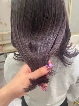 ロング fuwari 美白ショコラカラーのヘアスタイル