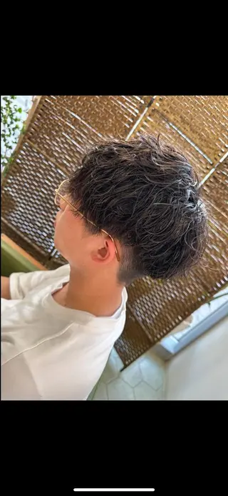 ショート パーマ メンズ 堤太志 メンズパーマ特化のヘアスタイル