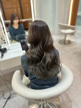 ロング カラー 韓国レイヤー🇰🇷 韓国研修◎渋谷カイトのヘアスタイル