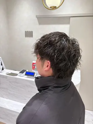 パーマ メンズ レディース募集中🎀 陸 愛夏のヘアスタイル