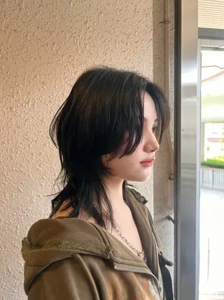ミディアム 角戸 りおのヘアスタイル